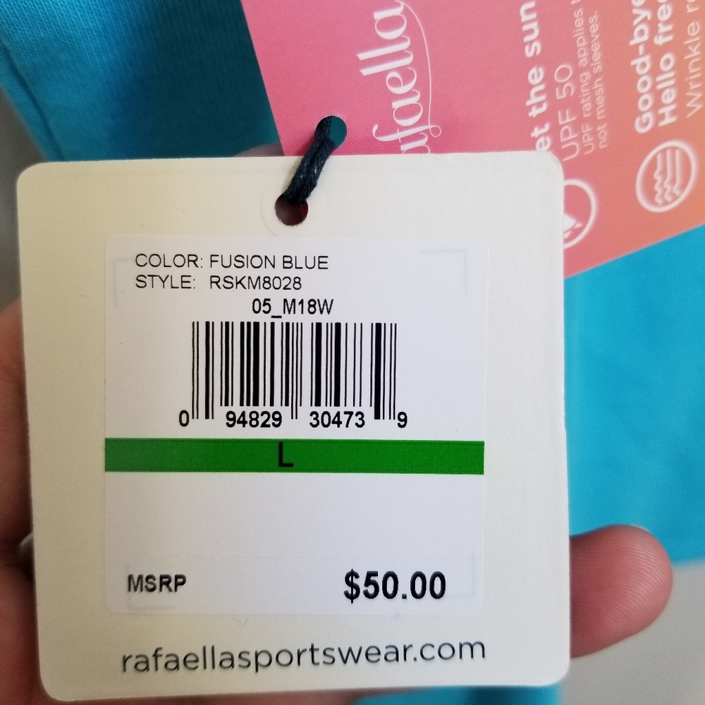 Rafaella polo blue tank top - Picture 5 of 5